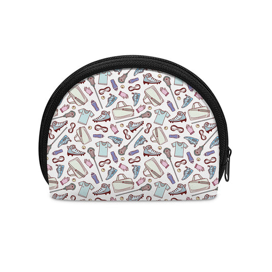 Lacrosse Sport Pattern Print Coin Purse