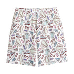 Lacrosse Sport Pattern Print Cotton Shorts