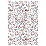 Lacrosse Sport Pattern Print Curtain