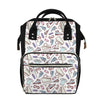 Lacrosse Sport Pattern Print Diaper Bag