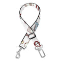 Lacrosse Sport Pattern Print Dog Seat Belt