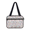 Lacrosse Sport Pattern Print Double Strap Bible Bag