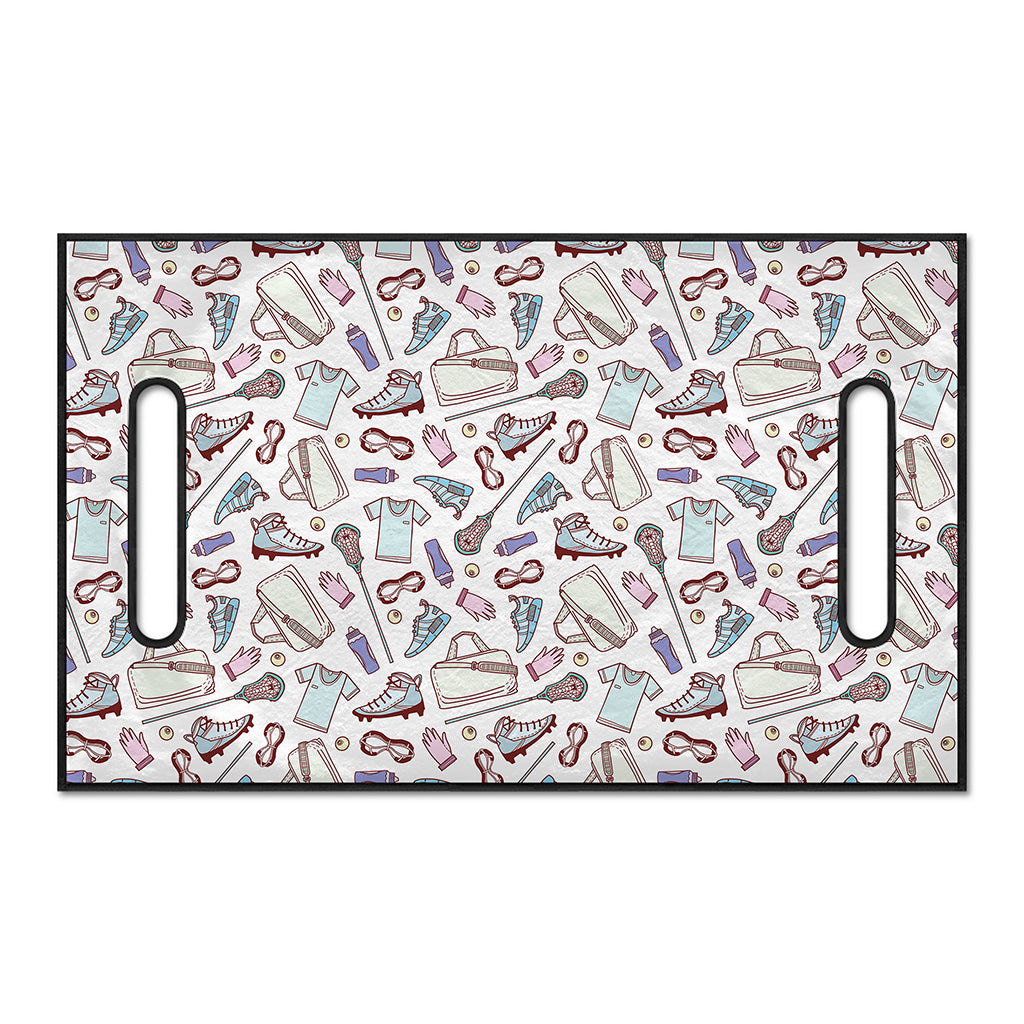 Lacrosse Sport Pattern Print Golf Cart Seat Cover