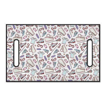 Lacrosse Sport Pattern Print Golf Cart Seat Cover