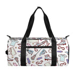Lacrosse Sport Pattern Print Gym Bag