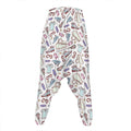 Lacrosse Sport Pattern Print Hammer Pants