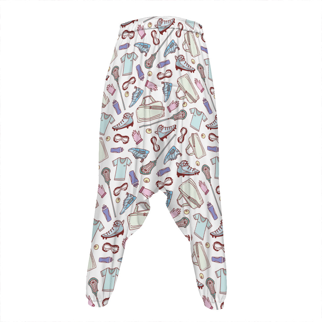 Lacrosse Sport Pattern Print Hammer Pants