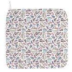 Lacrosse Sport Pattern Print Hand Towel