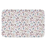 Lacrosse Sport Pattern Print Indoor Door Mat