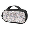 Lacrosse Sport Pattern Print Portable Cooler Travel Case