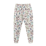 Lacrosse Sport Pattern Print Jogger Pants