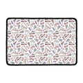 Lacrosse Sport Pattern Print Kitchen Mat