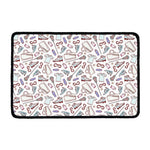 Lacrosse Sport Pattern Print Kitchen Mat