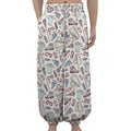 Lacrosse Sport Pattern Print Lantern Pants