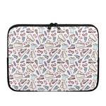 Lacrosse Sport Pattern Print Laptop Sleeve