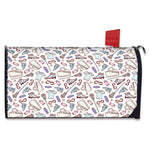 Lacrosse Sport Pattern Print Mailbox Cover