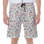 Lacrosse Sport Pattern Print Men's Beach Shorts