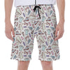 Lacrosse Sport Pattern Print Men's Beach Shorts