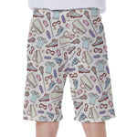 Lacrosse Sport Pattern Print Men's Beach Shorts