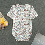 Lacrosse Sport Pattern Print Men's Bodysuit