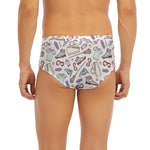 Lacrosse Sport Pattern Print Men's Briefs