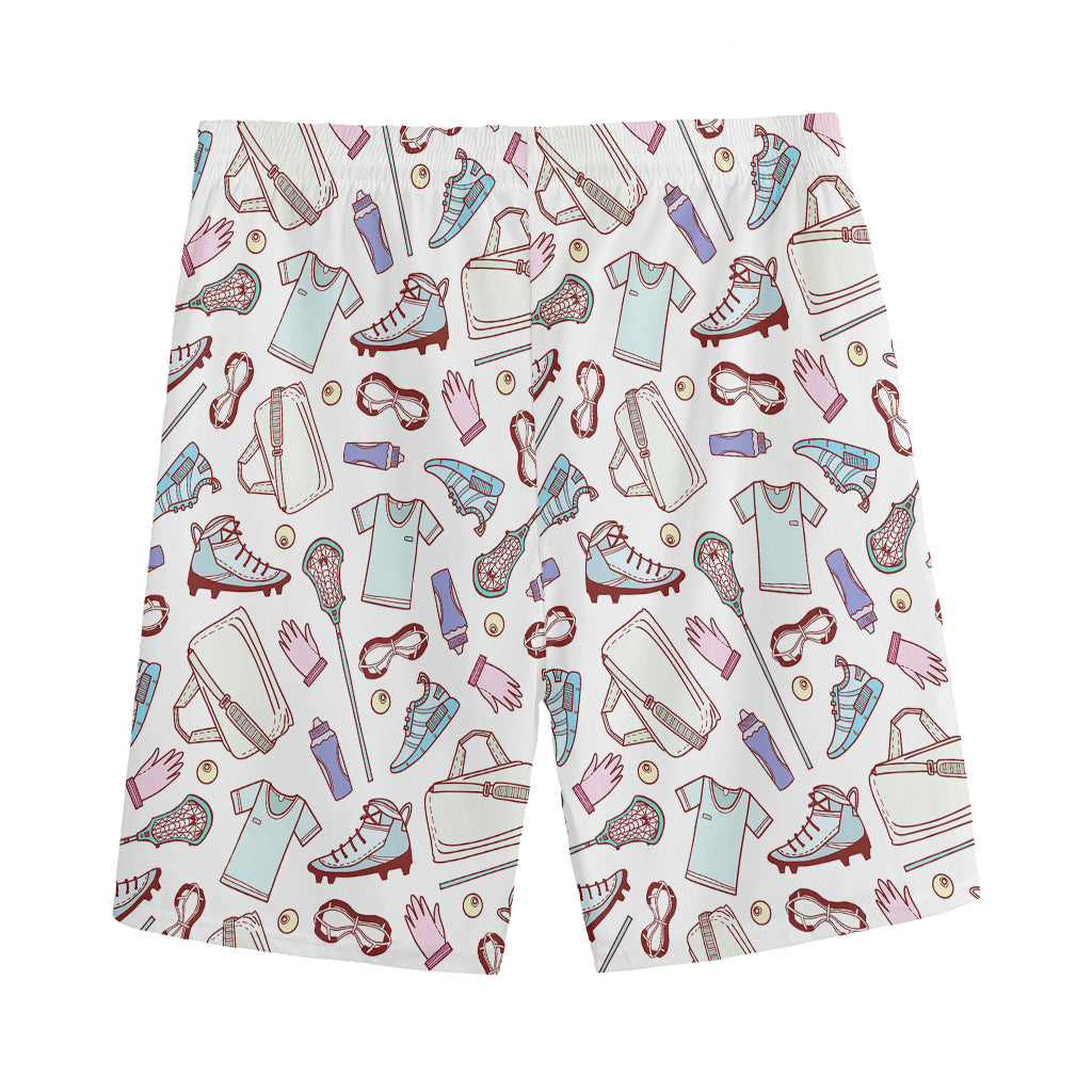 Lacrosse Sport Pattern Print Men's Sports Shorts
