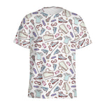 Lacrosse Sport Pattern Print Men's Sports T-Shirt