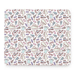 Lacrosse Sport Pattern Print Mouse Pad