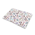 Lacrosse Sport Pattern Print Pet Cooling Mat Cover