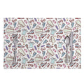 Lacrosse Sport Pattern Print Placemat