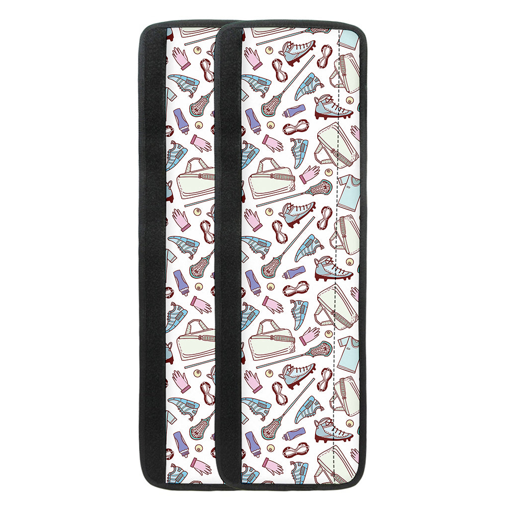 Lacrosse Sport Pattern Print Refrigerator Handle Covers