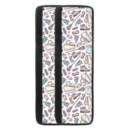 Lacrosse Sport Pattern Print Refrigerator Handle Covers