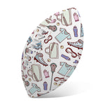 Lacrosse Sport Pattern Print Rugby Ball