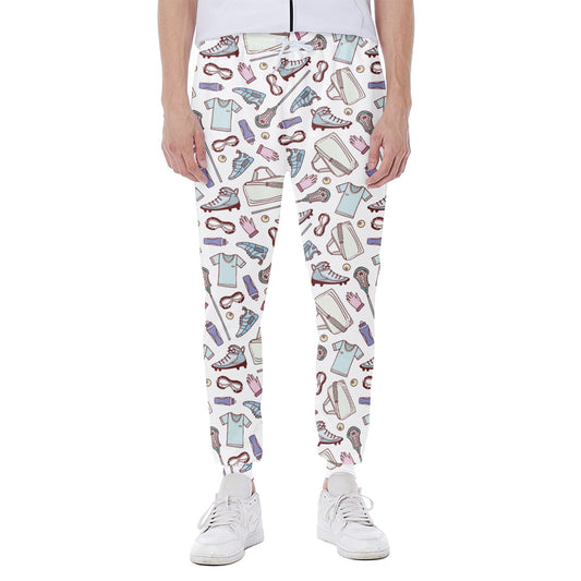 Lacrosse Sport Pattern Print Scuba Joggers