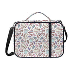 Lacrosse Sport Pattern Print Shoulder Strap Bible Bag