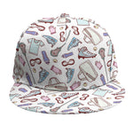 Lacrosse Sport Pattern Print Snapback Cap