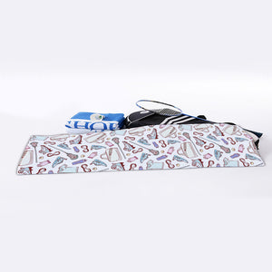 Lacrosse Sport Pattern Print Sports Towel