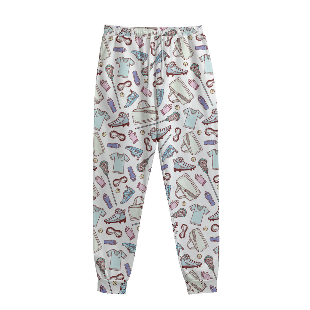 Lacrosse Sport Pattern Print Sweatpants