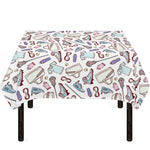 Lacrosse Sport Pattern Print Tablecloth