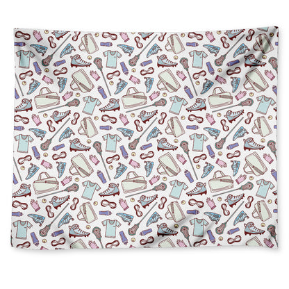 Lacrosse Sport Pattern Print Tapestry