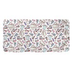 Lacrosse Sport Pattern Print Towel