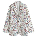 Lacrosse Sport Pattern Print Women's Blazer