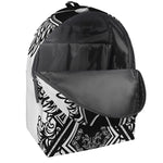 Lacrosse Sticks And Ornate Wing Print Backpack