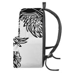 Lacrosse Sticks And Ornate Wing Print Backpack
