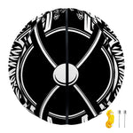 Lacrosse Sticks And Ornate Wing Print Basketball