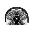 Lacrosse Sticks And Ornate Wing Print Coin Purse