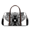 Lacrosse Sticks And Ornate Wing Print Duffel Bag