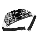 Lacrosse Sticks And Ornate Wing Print Fanny Pack
