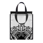 Lacrosse Sticks And Ornate Wing Print Insulated Lunch Tote