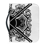 Lacrosse Sticks And Ornate Wing Print Leather Bible Cover